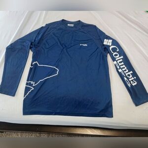 Men's Columbia PFG moisture wicking long sleeve shirt sz Medium